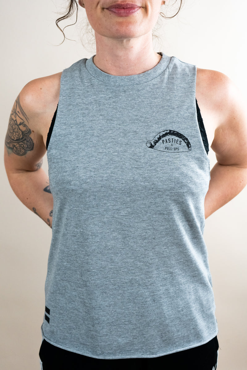 The Original Ladies High Neck Vest - Grey