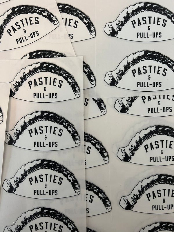 Pasties & Pull-Ups - Grab a Pasty (Sticker)